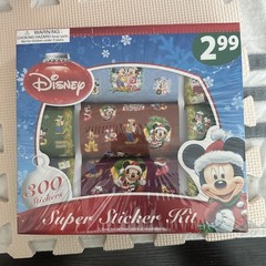 New Box Of 300 Disney Mickey And Friends Stickers Super Sticker Kit Vintage J