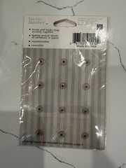 Scrapbook Interiors Nails Round Top Snap-On Paper-Crafting Fastener Taupe Color