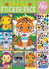 Bendon Zany Zoo Create-A-Face Sticker Pad 42424