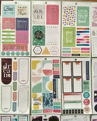 Lot Of 40 Sheets Happy Planner Complete & Incomplete! #4