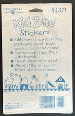 Vintage Forget Me Not American Greetings Kid Zone Airplane Stickers 4 Sheets