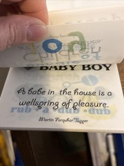Colorbok Vellum Quote Pack Stack “Baby Boy” 24 Sheets Scrapbook Over 70 Quotes