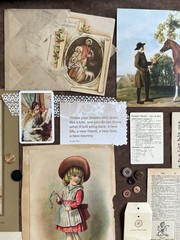 80 Piece Vintage Junk Journal Ephemera Kit Romantic Victorian & Nature Themed