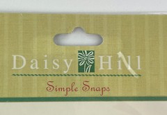 Daisy Hill Simple Snaps for Scrapbooking Card Making Pewter Brass 2 Packs of 20