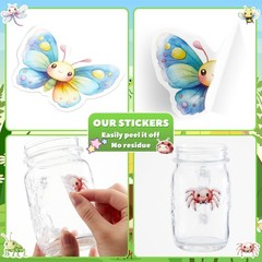 1 Roll Cute Bug Insect Stickers Decal Reward Cute Office Supplies Incentives …