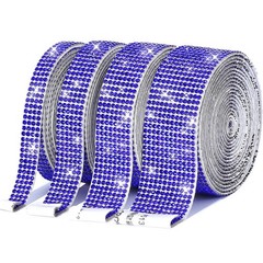 Crystal Rhinestone Tape Sticker Self Adhesive Diamond Rolls Strip Various Styles