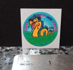 Vintage Stickers Spearmint Scratch And Sniff Sticker GREAT SCENT Slicker Sticker