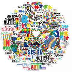 20 Pack Autism Awareness Stickers FREE SHIPPING SHIPS FREE FROM THE USA