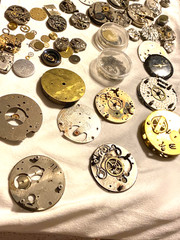Large Lot of Craft Art Supplies Junk Drawer Steampunk Watch Parts 015-008