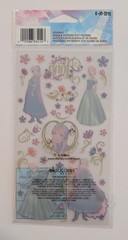 Disney Frozen Anna & Flowers Flat Scrapbooking Stickers By EK Success