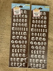 Cloud 9 Design Provo Craft Colorbok Cardstock Letter Number Stickers Lot 42-1513