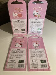 4- New Rare Cute Japanese Sanrio Hello Kitty Raised Puffy Sticker Sheet