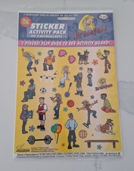 Vintage Okee Dokee Sticker Company Sticker Activity Pack Braceface