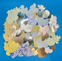 160+ Rubber Ducky Die Cuts 3 Sizes, 9 Styles