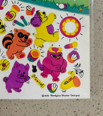 Sandylion Join a Parade maxi activity vintage sticker sheet