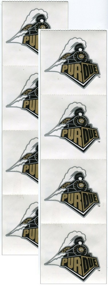 Purdue University BOILERMAKERS 8/pk NCAA Logo Scrapbook Stickers Sports Solution