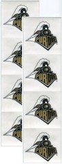 Purdue University BOILERMAKERS 8/pk NCAA Logo Scrapbook Stickers Sports Solution