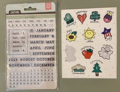 Lot of Season Planner Stickers & Stamps! Basic Grey, Colorbok, Etc