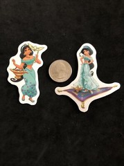 Disney Stickers – Aladdin, Jasmine lot of 2 Stickers
