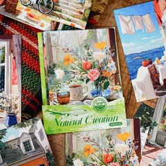 10 Sheets Woods Country Scenery Paper Scrapbook Junk Journal Album Wall Collage