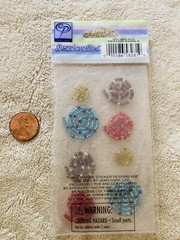1x BEADORABLES FESTIVE SWIRL Beaded Scrapbooking Embellishments Decorative