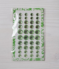 Self Adhesive Rhinestones Gems Bling 3D Stickers 12 Packets (432 individual pcs)