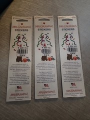 Vintage Mrs. Grossman’s HOCKEY PUCK Stickers 2003 3 New Sealed Packs NOS
