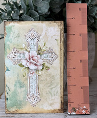 Religious Junk Journal Art Card and Tag Scrapbook Card Toppers