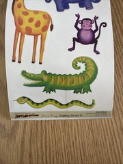 RHTF Paper Adventures Zoo Animals Sticker ROLL stickers