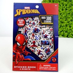 Spiderman Stickers Over 300 Stickers Puffy Stickers 4 Sheets Party Favor
