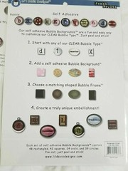 NEW Lot 4 Pkgs Lil Davis Designs Bubble Backgrounds Stickers Pink Blue Green -F