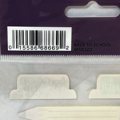 2 EK Success Sticko Stickers Back to School Scrapbooking Card Making Crafts Lot