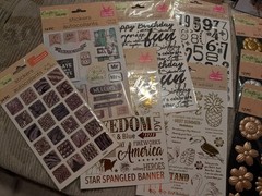 Huge Scrapbook Embellishment Lot Stickers Craft Supplies New