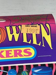 Lisa Frank Vintage Halloween 72 Sticker Pack Skeletons, Multiple Sheets NOS