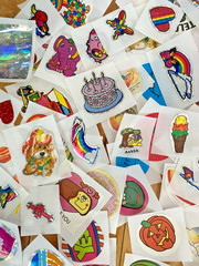 Vintage 80s Sticker Lot: Used, Restored Sticker Surprise Pack Of 15, READ