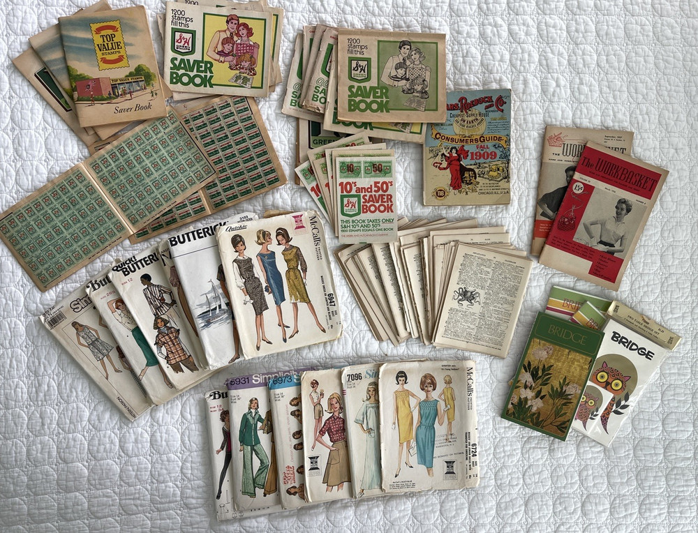 5 lbs Vintage Paper Ephemera Bulk Lot Destash Junk Journaling Mixed Media