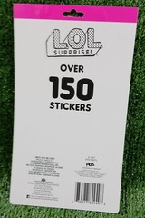 L.O.L. Surprise Colorful Sticker Book LOL Puffy 150 Stickers Glitter Foil Glossy