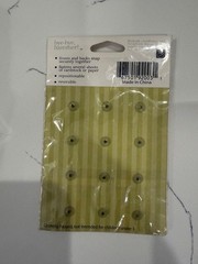 Scrapbook Interiors Nails Round Top Snap-On Paper-Crafting Fastener Olive Color