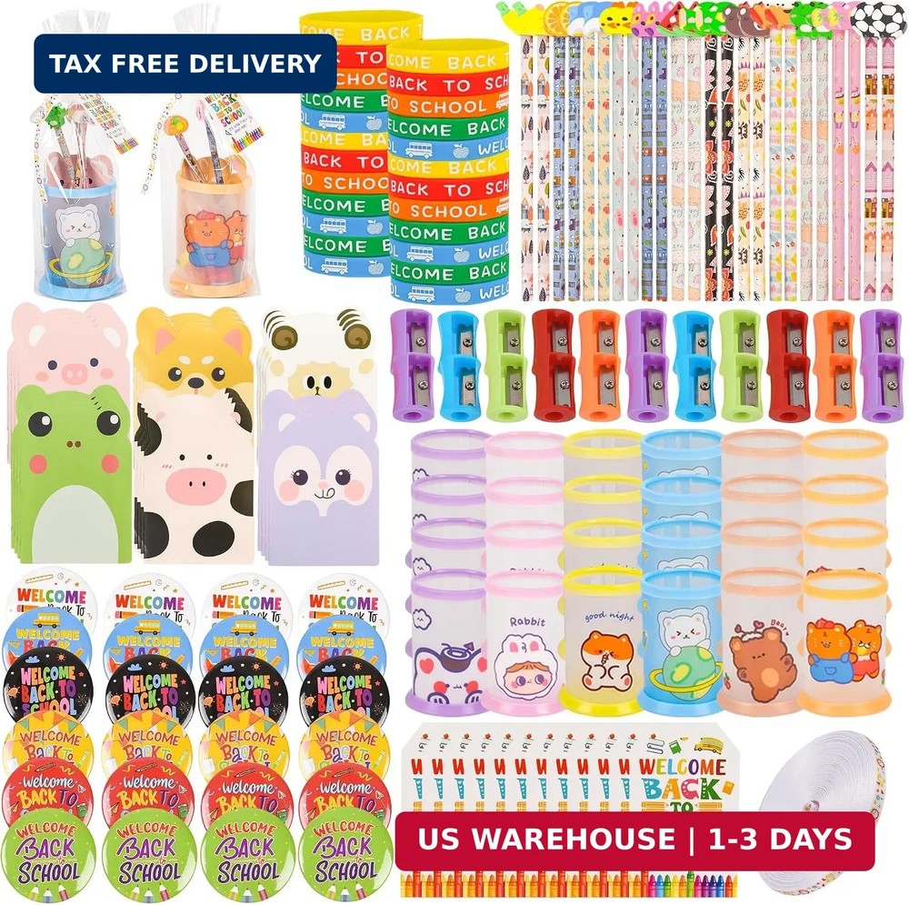LiYiQ 24 Set Back to School Stationery Gifts Set for Student Include Pencil Hold