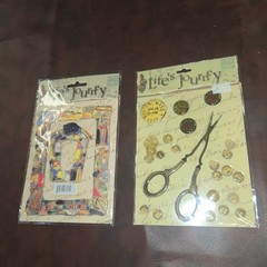 K&Company Lifes Journey Scrapbook Embellishment Lot 10 Packs Vintage Style Mixed