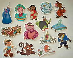 Disney Princess Mickey Donald Pixar Dreamwork 25pc Random Stickers 2inch X 2inch