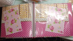 Pre made Paper Studio 8×8 scrapbook plus embellishments