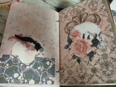 Gothic Love Junk Journal Scrapbook USA Seller