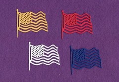 MARINES FLAG military USA die cuts scrapbook cards