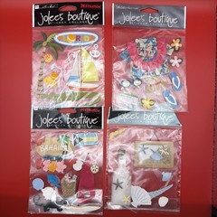 Jolee’s Boutique Stickers Summer, Beach, lot of 4