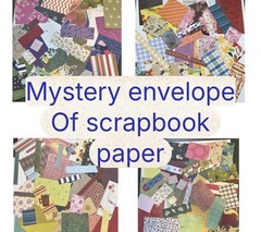 Scrap Paper For Card Making, Scrapbooking, Junk Journaling – Mystery Envelope￼