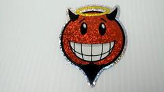 Vintage Rare Stickers Y2K Prism Vending Machine Stickers Smiley Devil Angel Lot