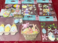 YOU CHOOSE-VERY RARE EASTER SPRING JOLEE’S MERI MERI 3D STICKERS & EMBELLISHMENT