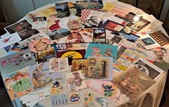 Large Junk Journal Ephemera Scrapbooking Lot Nice Mix 100+ Pieces