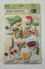 K & Company Dimensional Stickers-Variations-Brenda Walton, Confetti, Happy Tails